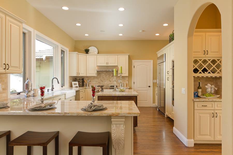 Completed kitchen by KB Kitchen and Bath